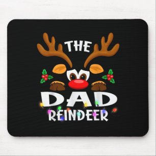 The Dad Reindeer Christmas Men Women Mouse Pad