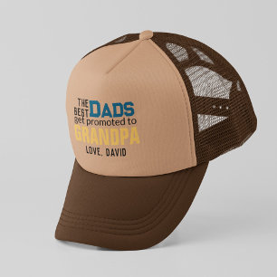 The Dads Get Promoted To Grandpa Father's Day Trucker Hat