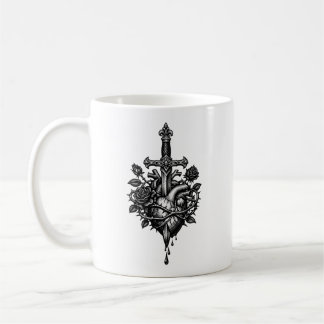 The Dagger of Thorns - Gothic Romance Engraving Coffee Mug