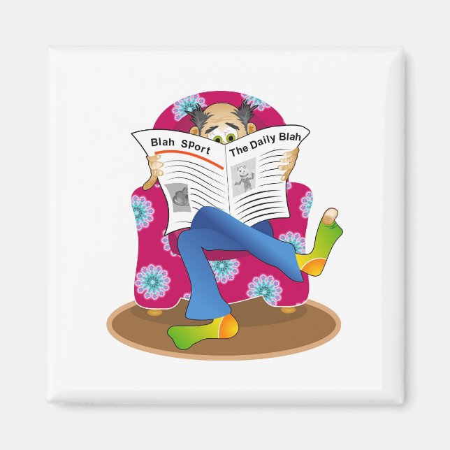 The Daily Blah! Magnet (Front)