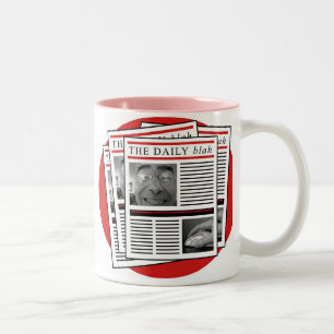 The daily Blah Two-Tone Coffee Mug