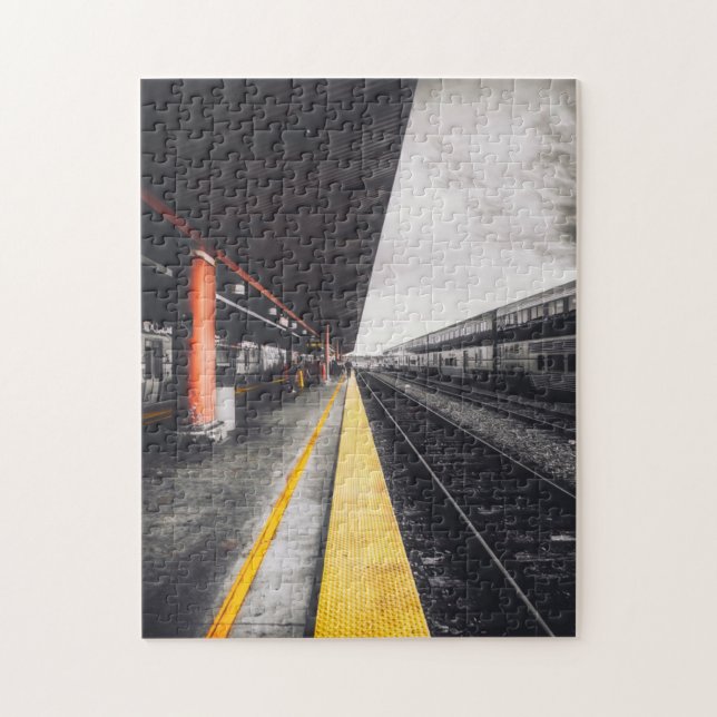 The Daily Jigsaw Puzzle  Subway Train Jigsaw Puzzl (Vertical)
