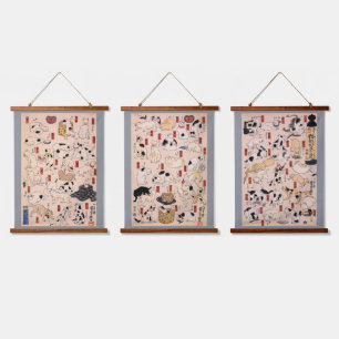 The Daily Life of Japanese Cats, Kuniyoshi Hanging Tapestry