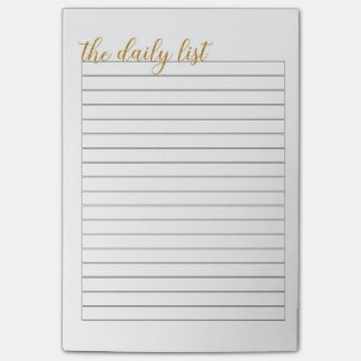 "The Daily List" Notepad