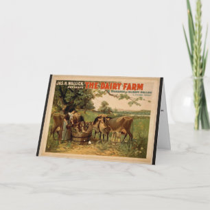 The Dairy Farm Retro Theatre Holiday Card