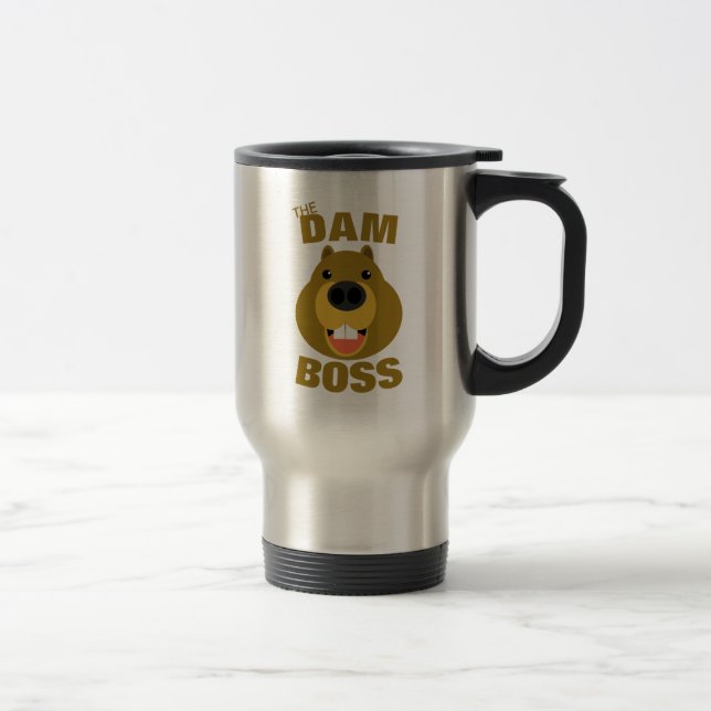 The Dam Boss Travel Mug (Right)
