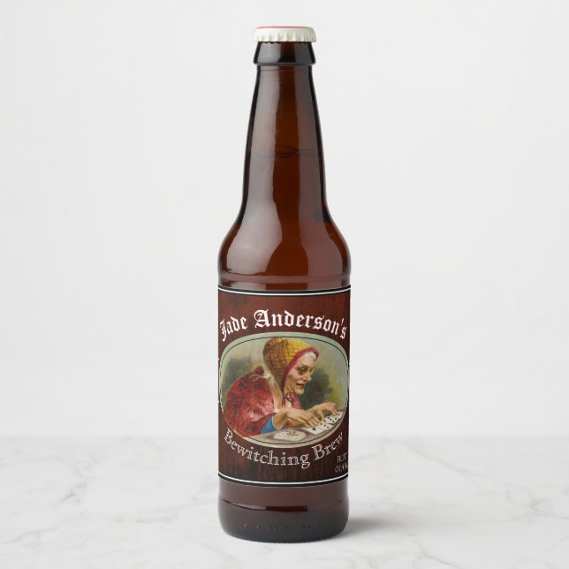 The Dame Home Brew Beer Label (Front)