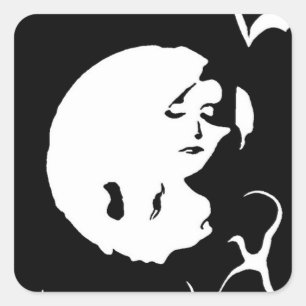 The Dame Square Sticker