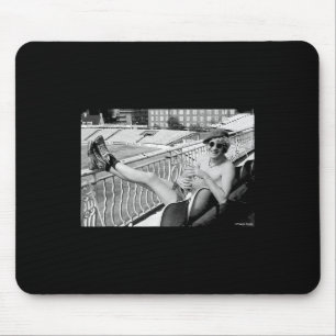 The Damned Captain Sensible At Cricket By Virgina Mouse Pad