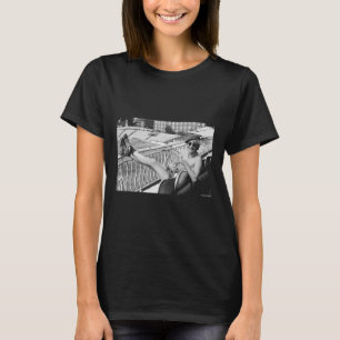The Damned Captain Sensible At Cricket By Virgina  T-Shirt