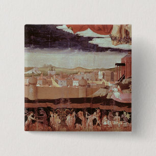 The Damned in Hell 15 Cm Square Badge