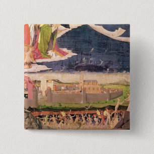 The Damned in Purgatory 15 Cm Square Badge