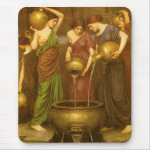 The Danaides by John William Waterhouse Mouse Pad
