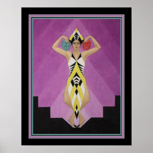 "The Dance"  Art Deco Print by Carl Link