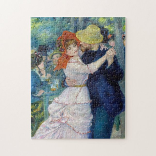 The dance at Bougival by Pierre-Auguste Renoir Jigsaw Puzzle (Vertical)