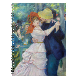 The dance at Bougival by Pierre-Auguste Renoir Notebook
