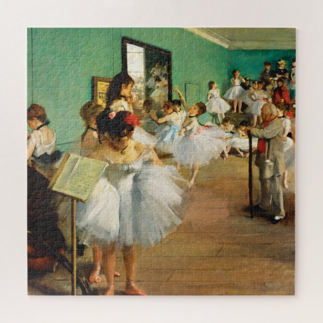 The Dance Class (1874) by Edgar Degas Jigsaw Puzzle (Horizontal)