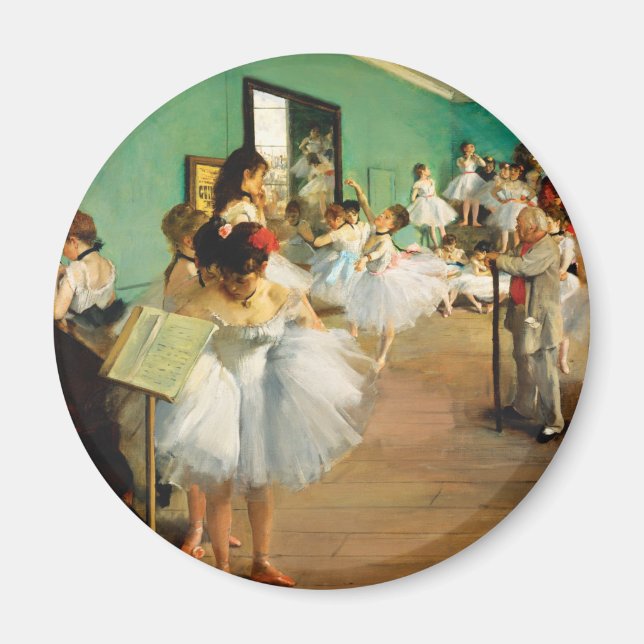 The Dance Class (1874) by Edgar Degas Magnet (Front)
