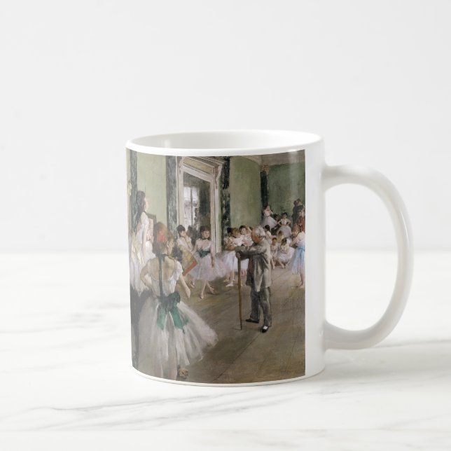 The Dance Class by Edgar Degas Coffee Mug (Right)