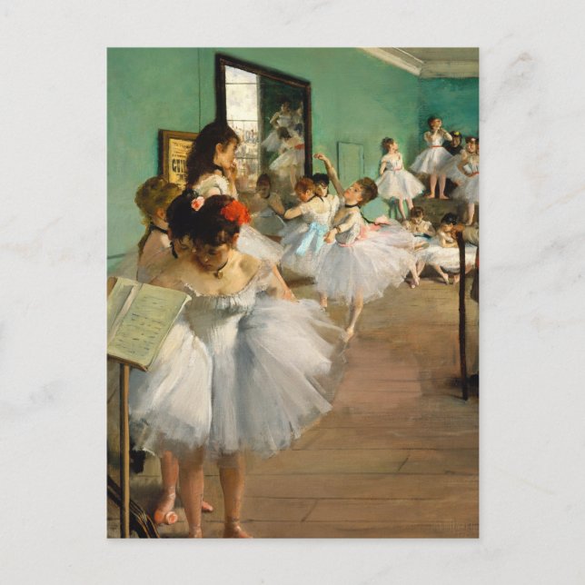 The Dance Class by Edgar Degas Postcard (Front)