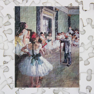The Dance Class by Edgar Degas, Vintage Ballet Art Jigsaw Puzzle
