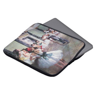 The Dance Class by Edgar Degas, Vintage Ballet Art Laptop Sleeve