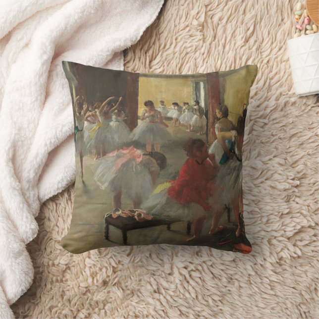 The Dance Class, Degas Art Decorative Cushion (Blanket)