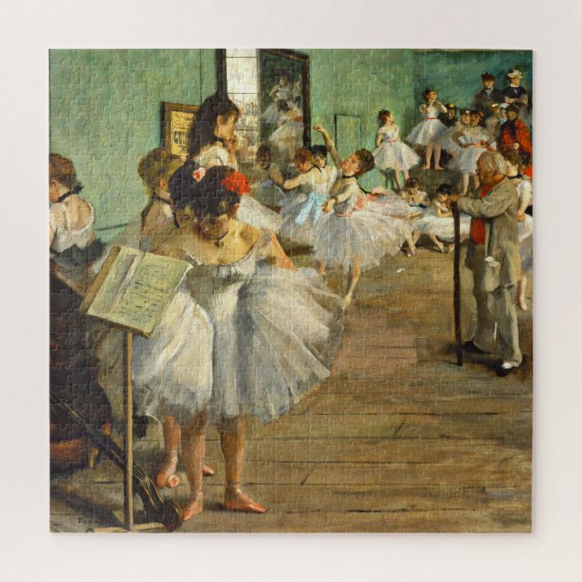 The Dance Class Edgar Degas 1874 Jigsaw Puzzle (Vertical)
