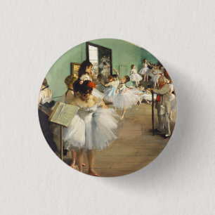 The Dance Class Edgar Degas 3 Cm Round Badge