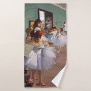 The Dance Class, Edgar Degas Bath Towel