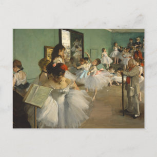 The Dance Class. Edgar Degas Postcard