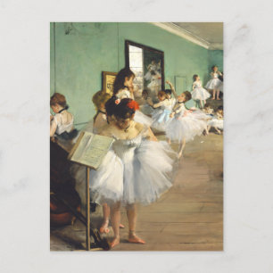 The Dance Class Edgar Degas     Postcard