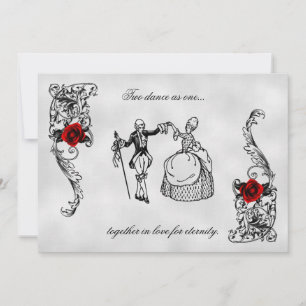 The Dance Gothic Wedding Invitations