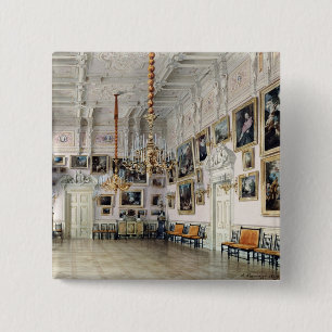 The Dance hall at Count Bezborodko's House 15 Cm Square Badge