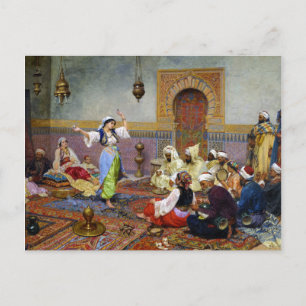 The Dance (harem girl) ~ Postcard