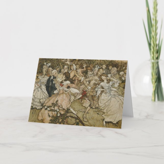 The Dance in Cupid's Alley Thank You Card (Front)