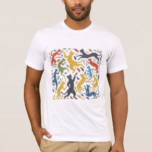 The Dance Inspired Cat Shirt Artistic Design Cat