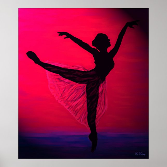 The Dance of Light at Sunset print (Front)