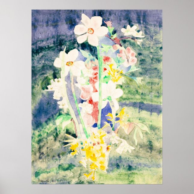 The Dance of Narcissus by Charles Demuth Poster (Front)