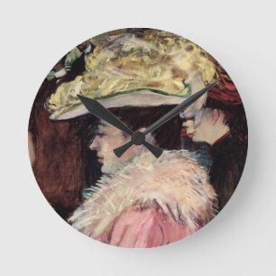 The Dance of the Rouge: detail of an elegan Round Clock