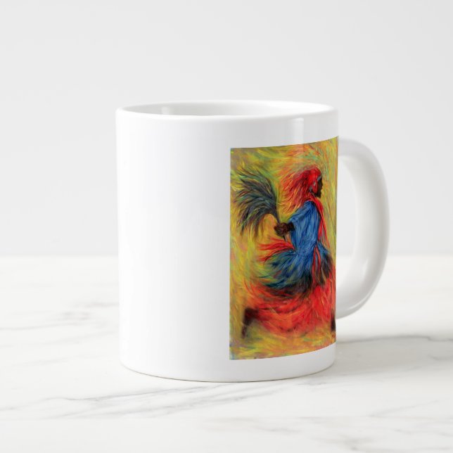 The Dancer 1998 Large Coffee Mug (Front Right)