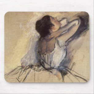 The Dancer by Edgar Degas, Vintage Ballerina Art Mouse Pad