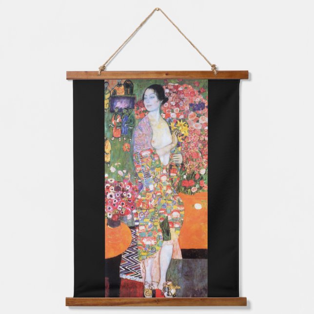 The Dancer, Gustav Klimt Hanging Tapestry (Front)