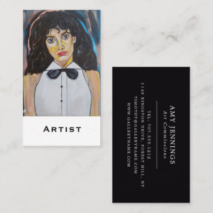 The Dancer Painting by Alfred Fox Business Card