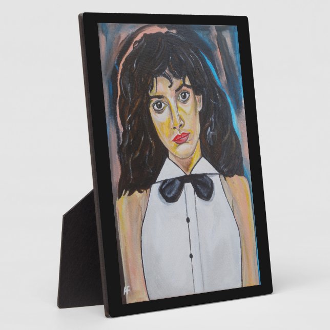 The Dancer Painting by Alfred Fox Plaque (Side)