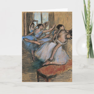 The Dancers   Edgar Degas Card