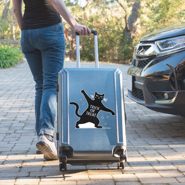 The Dancing Black Cat's Spooktacular Trick-or-Trea (Suitcase Insitu)