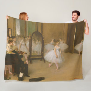 The Dancing Class (1870)  Edgar Degas Fleece Blanket