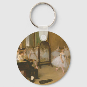 The Dancing Class (1870)  Edgar Degas Key Ring