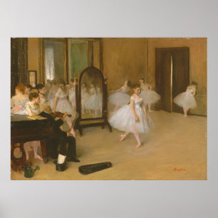 The Dancing Class (1870)  Edgar Degas Poster